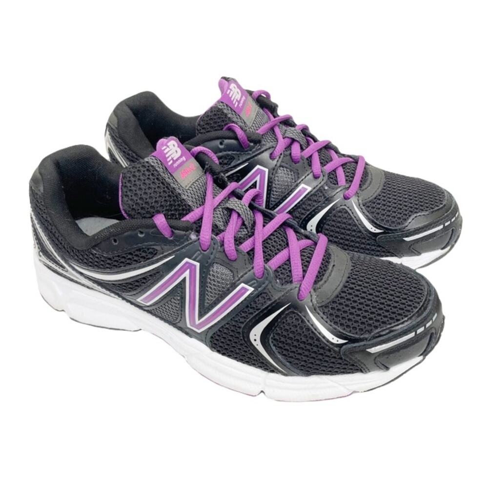 New Balance Running Course Black Purple Sneakers Sz 9.5